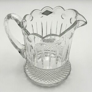 Shannon Crystal Godinger 24% Lead Crystal Pitcher 42oz Scalloped Rim Cut Crystal